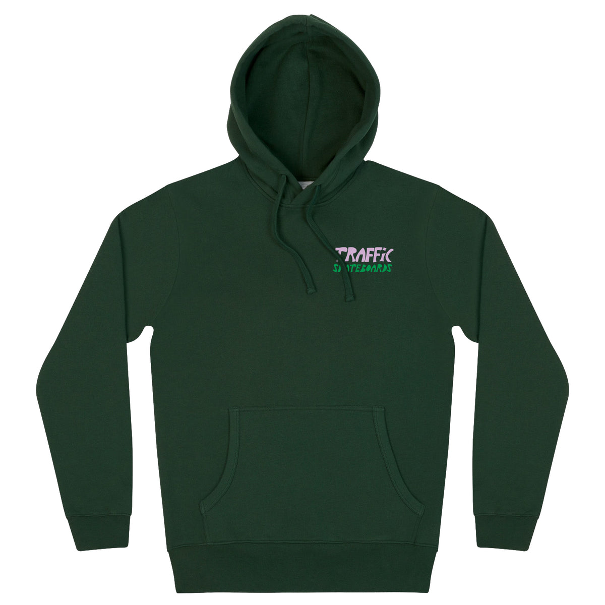 Traffic Skateboards Toynbee Hoodie Forest Green