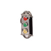 Traffic Skateboards Light Crest Enamel Pin front 